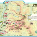 [100명산]소요산 587m개요 등산지도 -경기 동두천시 이미지
