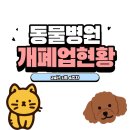 육군 군견훈련소 2군견지원대 | [24년1월4주차] 동물병원 개폐업 현황
