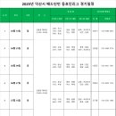 2025년 익산시 배드민턴 동호인리그 경기 일정 및 출정식 코트배정(3월16일) 이미지