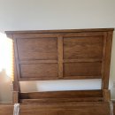 Ethan Allen Full-size bed &amp; Side Table 가격 내렸어요. 이미지