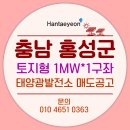 충남 홍성 태양광 발전소 1메가 공고/충남 태양광 발전소/태양광 1메가 이미지