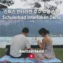(유)낭만렌트카 | 스위스 인터라켄 호수 수영 스팟 추천 - Schülerbad Interlaken Delta(Kifferinseli) 피크닉&amp;수영 후기