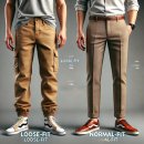 노멀핏(Normal fit) 이미지