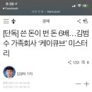 카카오 2대 주주 김범수 가족회사 '케이큐브' 페이퍼컴퍼니 의혹, 쓴 돈이 번 돈의 6배 이미지