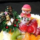 크리스마스 케이크 만들기 이미지