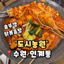 경기도 수원시 팔달구 권광로196번길 | [도시농원] 수원 인계동맛집 솥뚜껑묵은지닭볶음탕 찐맛집추천,도시농원 후기(내돈내산)