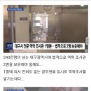 대구시 대처 무능, 역학조사관 2명 보유해야 하는데 1명만 보유 이미지