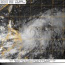 오늘의 날씨와 북상중인 제 16호 태풍 산바(SANBA) 현재모습 이미지