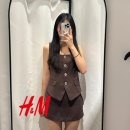 H&amp;M 여름 신상 피팅 후기 | 트윌 베스트, 벨티드 미니 스커트, 오프숄더 탑, 랩 스커트 팬츠