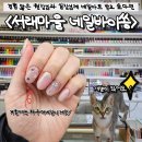 [서래마을네일 네일바이쏭] 반포네일 겨울 파우더네일
