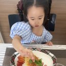 예인이의 체리 팬케이크&amp;샐러드🍒🍒🍒 이미지