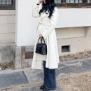 튤립 | 라이트미 튤립 코트 내돈내산 후기 | 아이보리 로브 플레어 코트