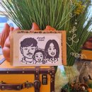 경주 황리단길 기념품 1분 즉석 그림 도토리캐리커쳐