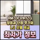 R-1 | RM70F91R1ZG 장점과 단점 후기와 LG 모델 비교
