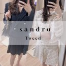 산드로 하객룩으로 좋을 트위드 셋업, 산드로 세일 아울렛에서 득템하기
