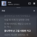 꽃나무야 난 그걸 사랑한 거고
