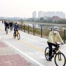 광주천변 자전거 도로 이미지
