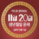 오늘의 운세 --- 2025년 11월 20일(음력 10월 1일) 癸巳 목요일 이미지