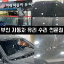 부산자동차유리 교환 복원 내돈내산 돌빵 앞유리창 교체 후기