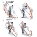 골프스윙의 핵심 스윙플레인 이미지