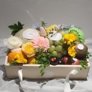 꽃대나리로L | 울산 남구 달동 ‘생화 가득&amp;과일 구성 좋은 과일바구니’ {후루뚜} 내돈내산 솔직후기