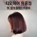 원흥미용실 머리 잘 하는 곳 티오헤어 염색 후기