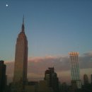 뉴욕 맨해튼 : 집에서 보이는 EMPIRE STATE BUILDING VIEW 이미지