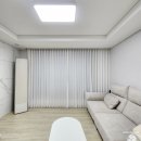 하대동167 | 창원 성산 반도유보라 22평, 은은하게 이쁜 쉬폰커튼 거실 시공후기