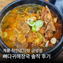 계룡 | 계룡 착한감자탕 금암점 뼈해장국 후기