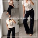 BCBG - 부천시 원미구 길주로 180 | 자라 미드라이즈진 실착 후기 ㅣ 포플린 프릴 블라우스 코디