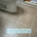 서초네이처힐5단지 | 서초네이처힐 5단지 욕실 백시멘트 줄눈 교체, 번트브라운 줄눈 시공으로 완벽 변신!