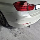 bmw 320d 후범퍼복원 도색 이미지