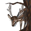 쉼터사슴 이미지