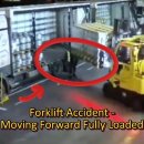 전면시야 미확보 사고 총집합-Forklift Accidents Caused by Moving Forward Fully Loaded | 이미지