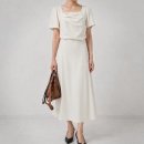 리리마케팅 | 리리앤코 크레안즈 플랩 핀턱 셔링 스퀘어넥 반팔 롱 원피스 리뷰