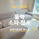 드리안소파 | 율하 소파청소 에싸 패브릭소파 틈새 먼지와 분홍 머리끈까지 싹 뽑아낸 솔직 후기✨