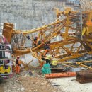 “사망자 명단 좀…” 친구 안부 묻고 오열한 용인 타워크레인 생존자 /용인 타워크레인 붕괴 사고 현장검증 이미지