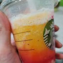 스페스큐브 | [스타벅스 신메뉴] 피치망고선셋 블렌디드 - 가격과 칼로리 &amp; 상큼한 맛이 좋았던 솔직후기