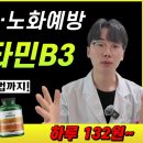 40대 이후 항암·녹내장 예방을 위해 반드시 필요한 비타민B3, 나이아신아마이드 효과 200% 올리는 복용법, 영양제추천, 부작용, 이미지