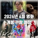[뭐라도학교] 월담 4월 | [2026년 4월 개봉 관람 예정 영화] 기대 받는 한국 공포 비수기를 끝내기 위한 할리우드 대작 2편
