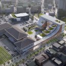 여수시청 본청사 증축 설계공모 당선 조감도 이미지