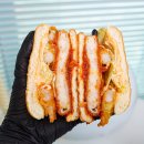 롯데리아청양점 | 롯데리아 메뉴 청양 바삭 통새우버거 매콤했던 맛 후기