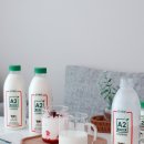 건국목장 | 홈카페 딸기라떼 건국유업 A2단백우유 레시피