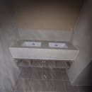 마블앤마블(마블&마블) | 부산인조대리석 ☆마블앤홈☆좁은 공간도 깔끔하게 완성한 마블앤홈 언더형 세면대 시공 후기