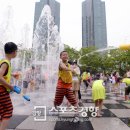 바닥분수 이미지