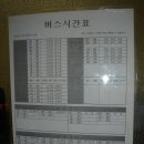 구인사 발차 -단양`동서울 버스 시간표 이미지