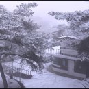 산장의아침