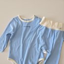 베이비그라운드 | 12개월 아기 옷 후기 | 아프리콧 스튜디오 : 베이비콧 시그니처 바디수트, 그라운드 윈드브레이커