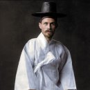 1901년 조선을 여행하며 한복 입고 사진 찍은 사람 이미지