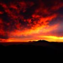 지리산노을 이미지